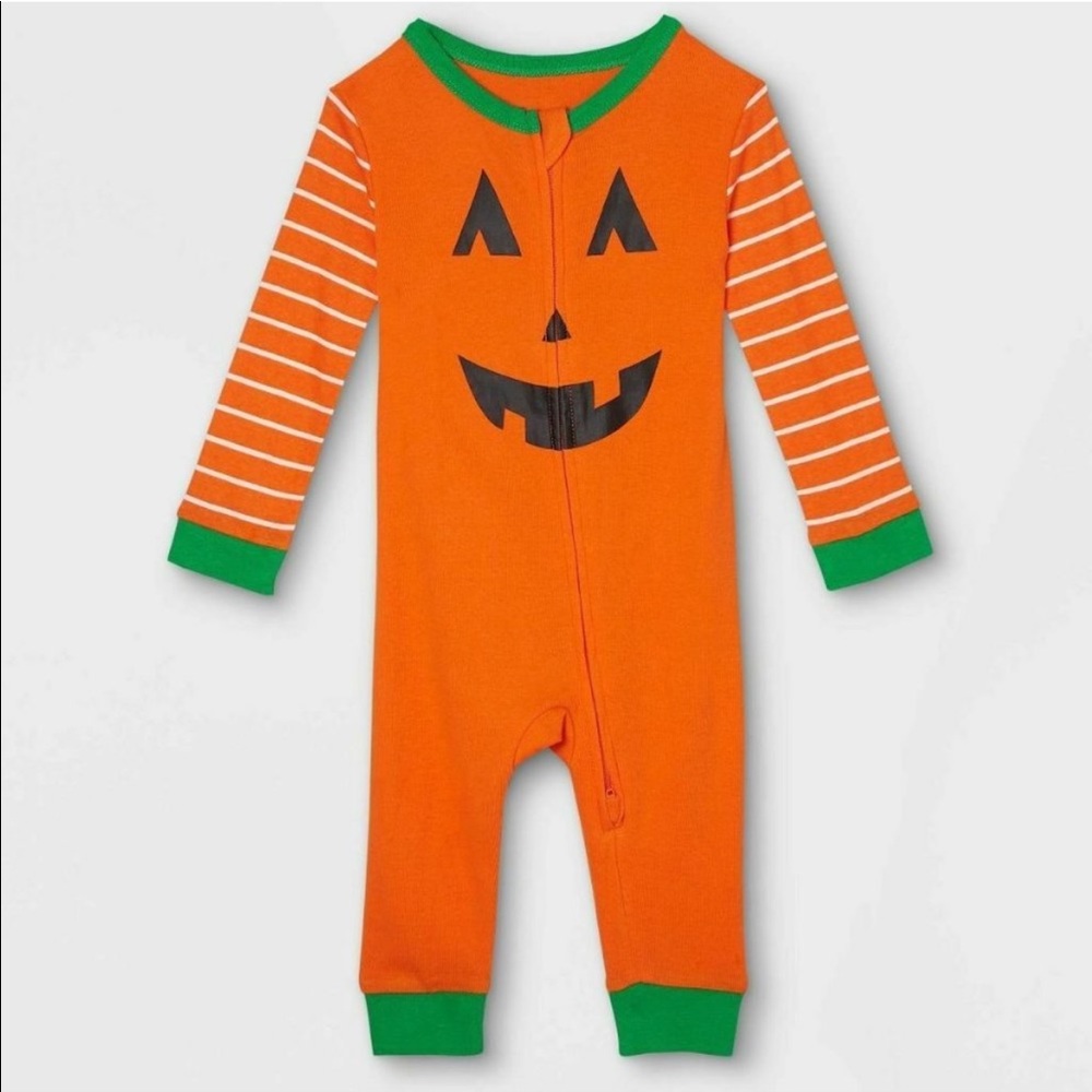 Target Halloween Baby Jack O Lantern Sleeper—6/9M